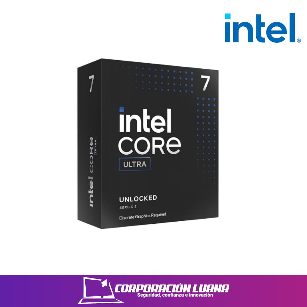Imagen de PROCESADOR INTEL CORE ULTRA 7 265KF ( BX80768265KF ) 3.90 GHZ - 5.50 GHZ | 30 MB CACHE | LGA1851