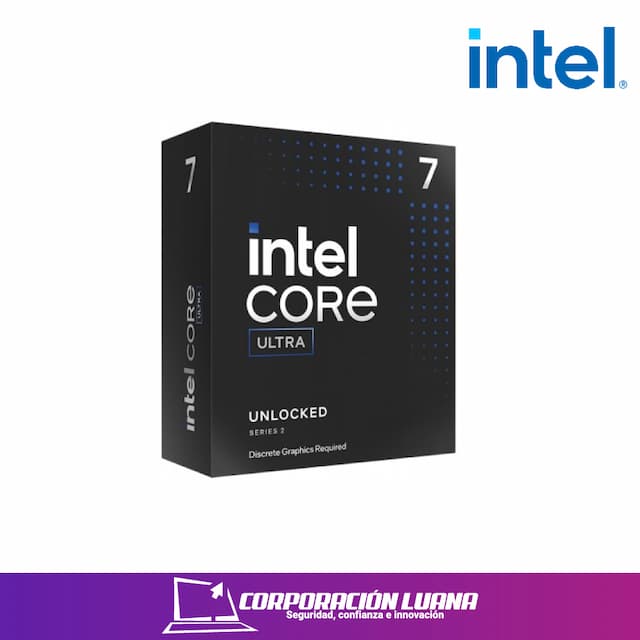 PROCESADOR INTEL CORE ULTRA 7 265KF ( BX80768265KF ) 3.90 GHZ - 5.50 GHZ | 30 MB CACHE | LGA1851