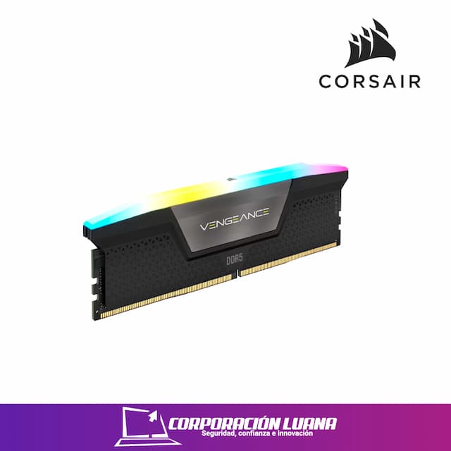 MEMORIA RAM CORSAIR VENGEANCE 16GB 5600MHZ ( CMK16GX5M1B5600C40 ) DDR5 | NEGRO