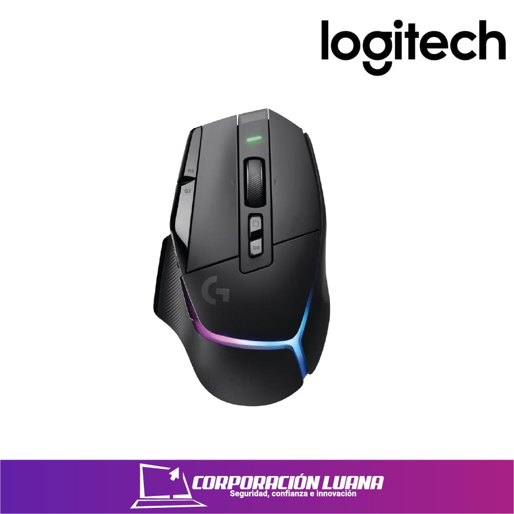 MOUSE LOGITECH G502X PLUS ( 910-006161 ) NEGRO | LIGHTSPEED | 25K DPI | LED RGB