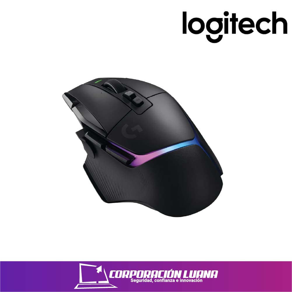 MOUSE LOGITECH G502X PLUS ( 910-006161 ) NEGRO | LIGHTSPEED | 25K DPI | LED RGB