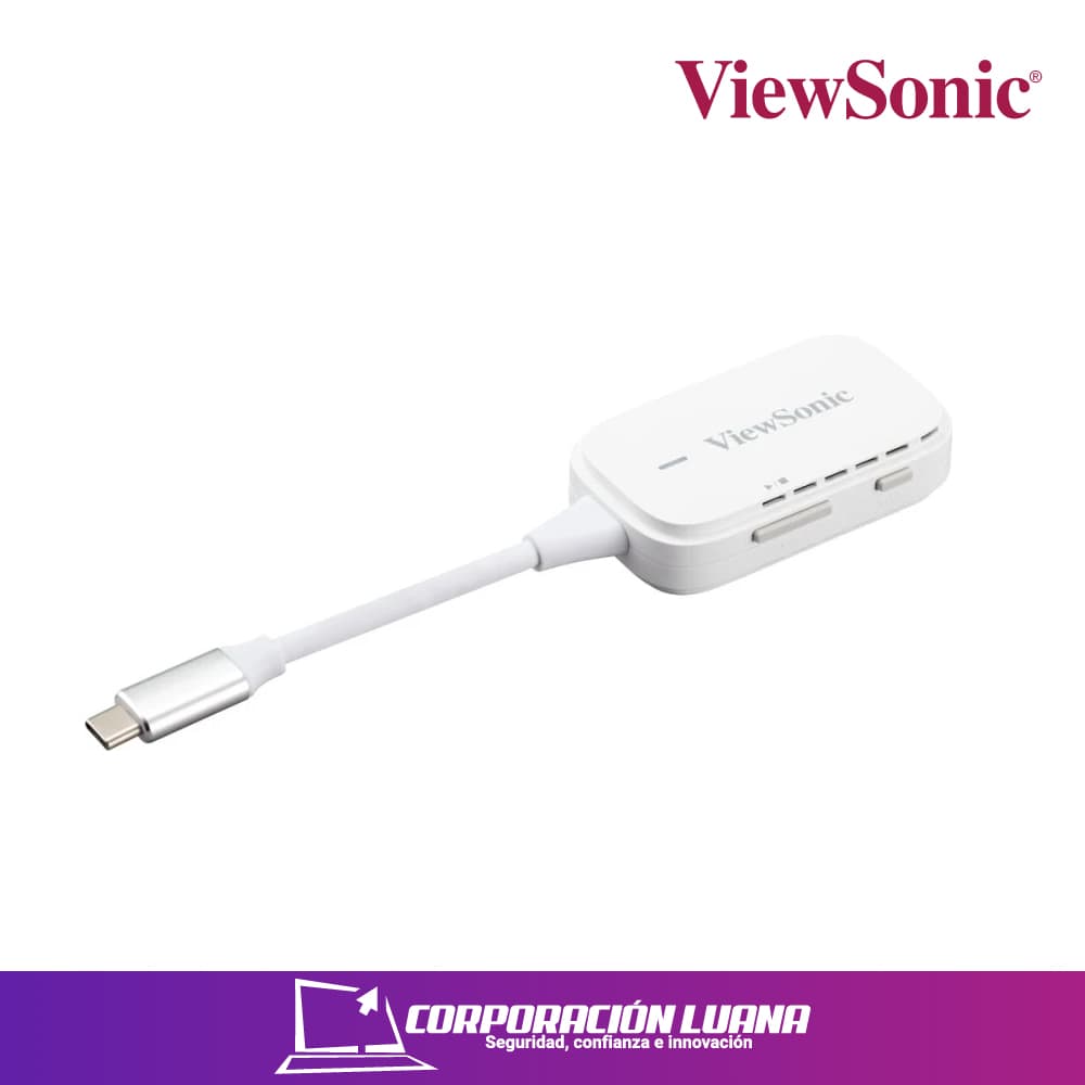 Foto del producto KIT DE PROYECCION VIEWSONIC WPD-700 PARA DUPLICACIÓN DE IMAGEN FHD 1080P HASTA 30M