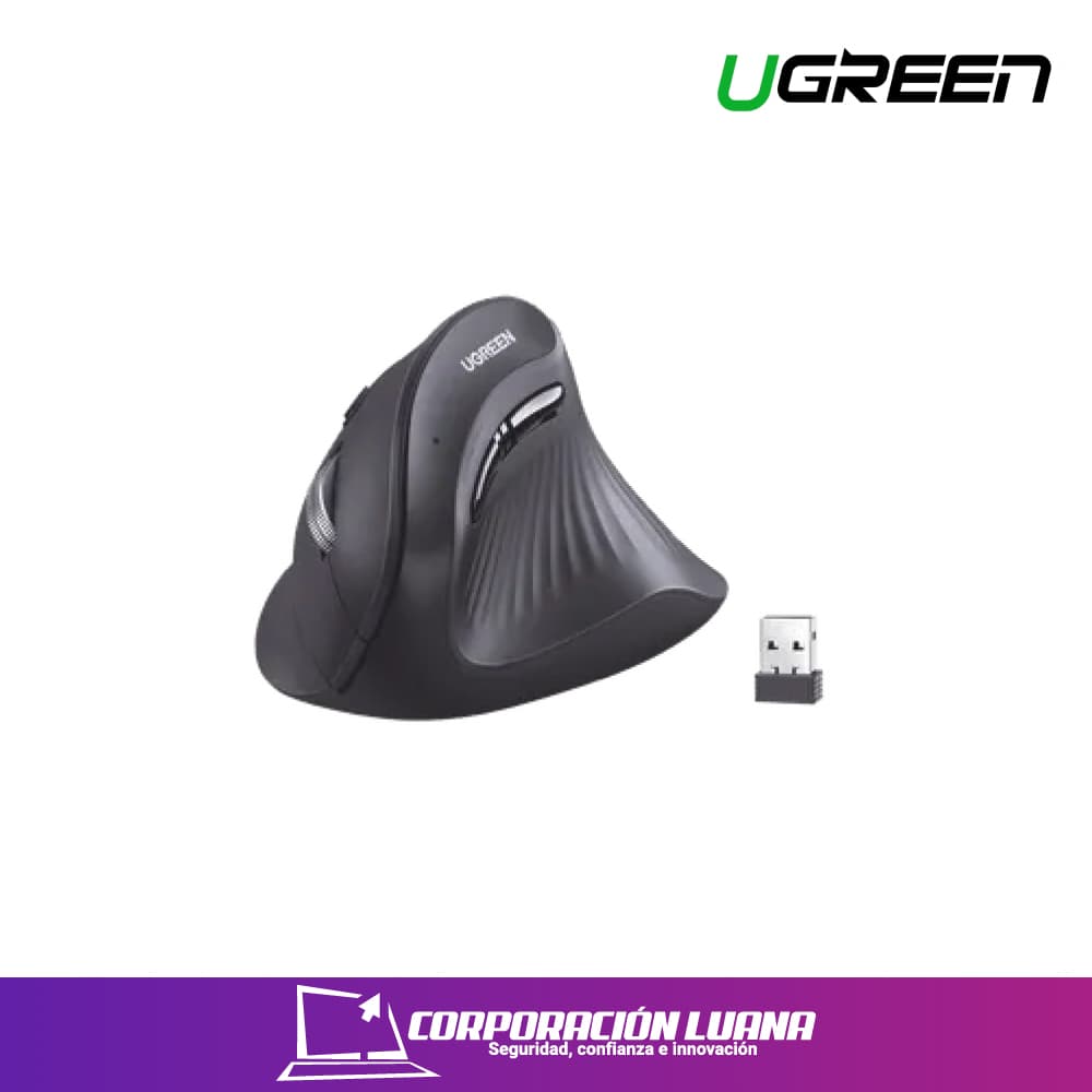 MOUSE VERTICAL UGREEN ( 25444 ) BLUETOOTH WIRELESS | ERGONOMICO