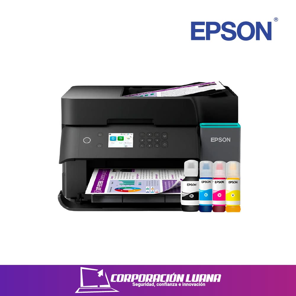 IMPRESORA EPSON MULTIFUNCIONAL ( L6370 ) C/SISTEMA CONTINUO | WIFI - DUPLEX | PANTALLA  | ADF