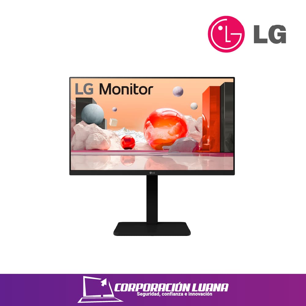 MONITOR LG 23.8" ( 24BA550-B ) IPS | FHD - 100HZ - 5MS | VGA - HDMI - DP