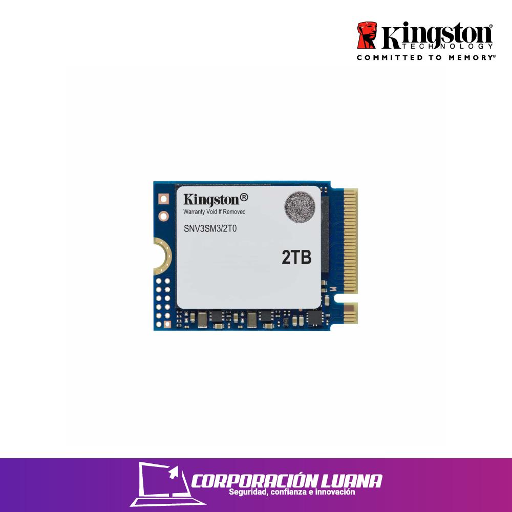 SSD KINGSTON NV3 NANO 2TB ( SNV3SM3/2T0 ) NVME PCIE GEN 4X4 | 6000MBS LECTURA | 5000MBS ESCRITURA