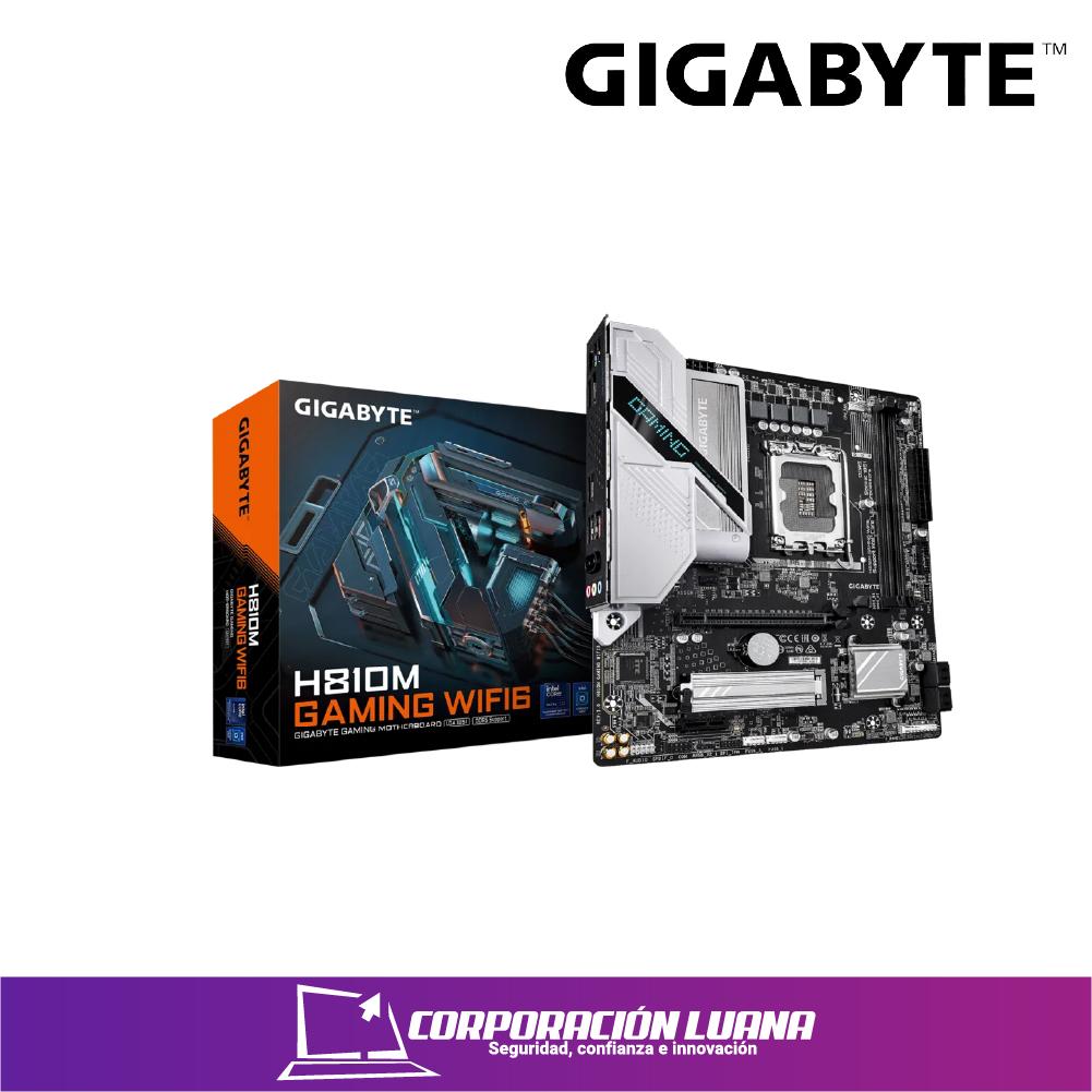 MOTHERBOARD GIGABYTE H810M GAMING WIFI6 ( H810M-GAMING-WIFI6 ) DDR5 | LGA1851