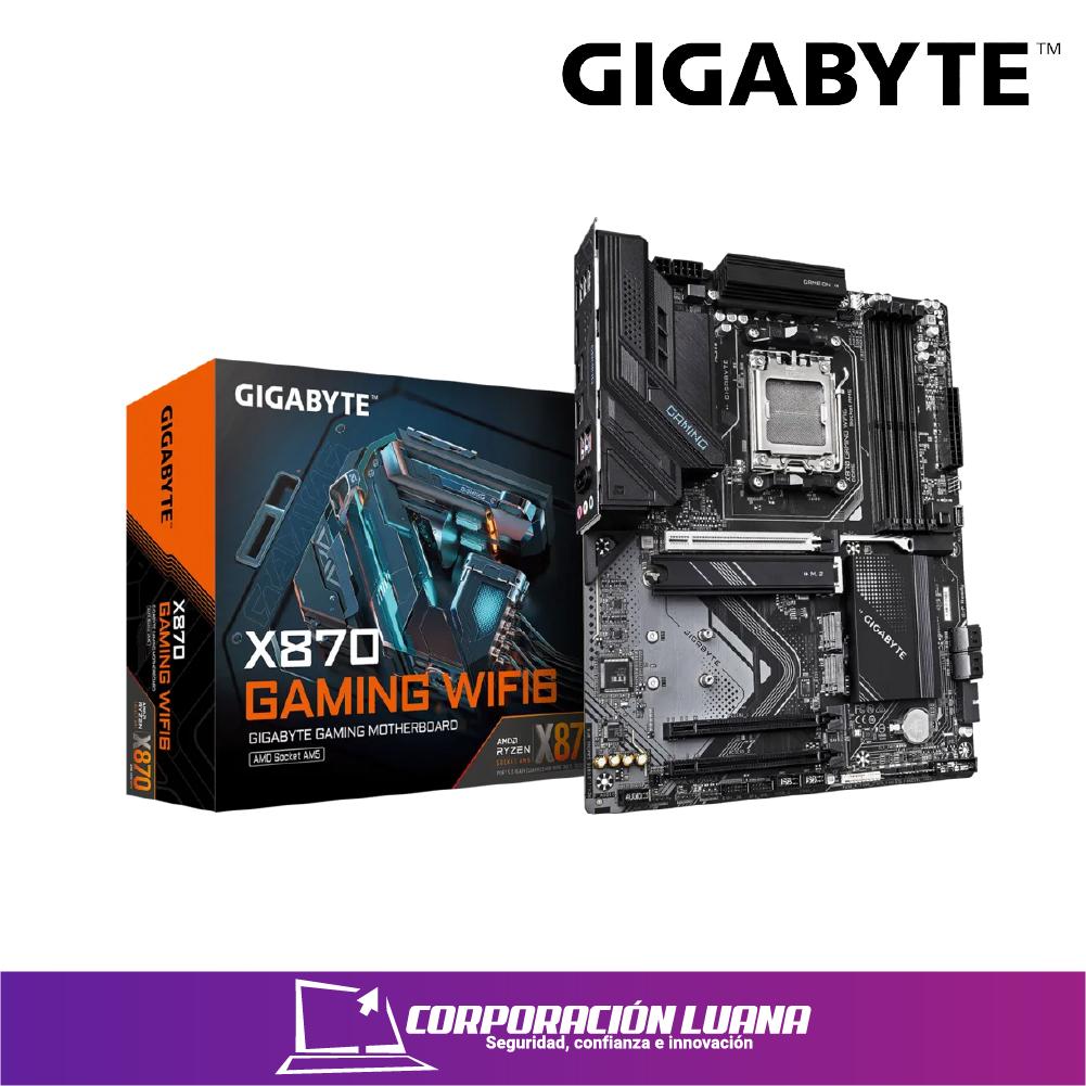 MOTHERBOARD GIGABYTE X870 GAMING WIFI 6 (GAX870 GAMING WIFI6) DDR5 | AM5