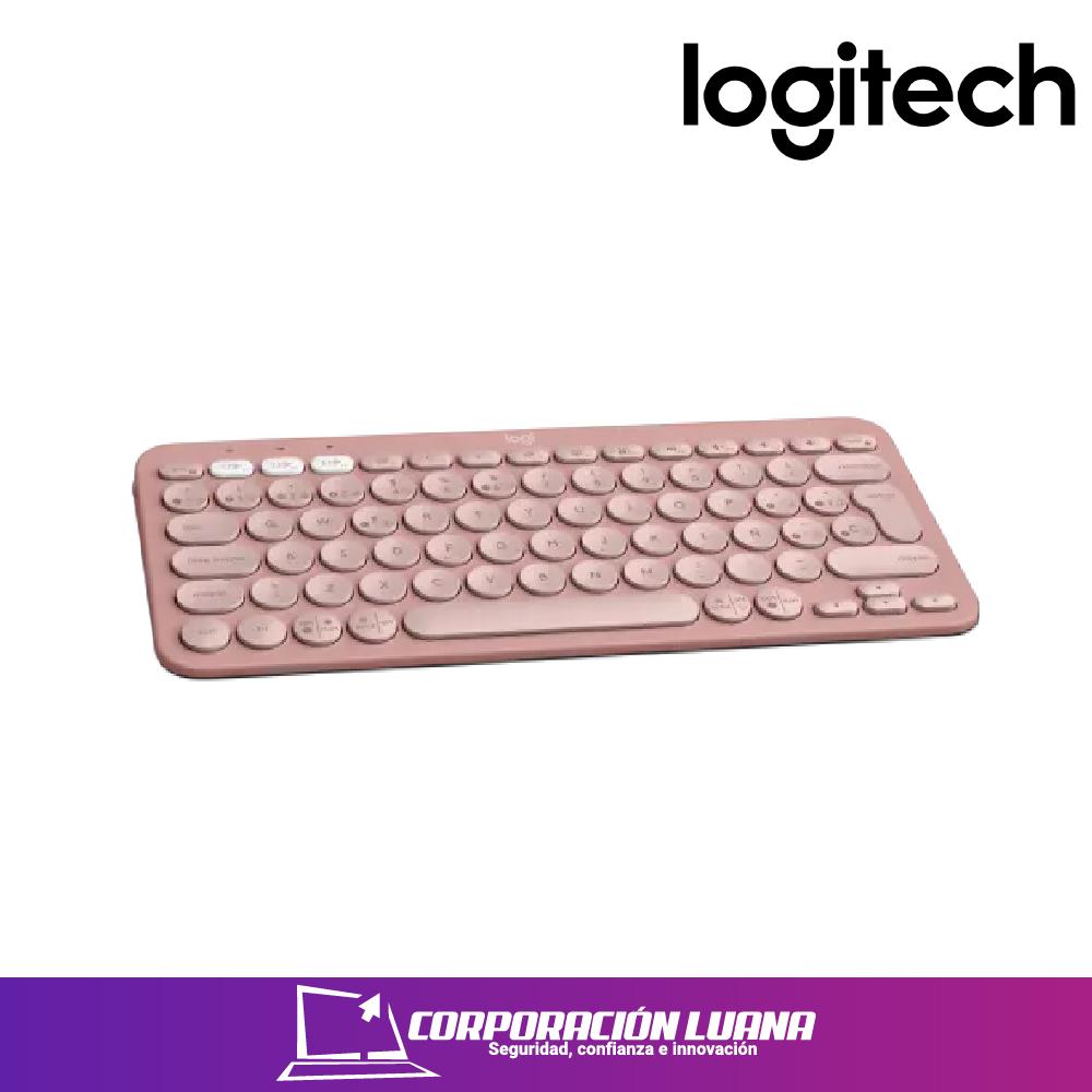 TECLADO LOGITECH PEBBLE 2 K380S ( 920-011785 ) BT - WIRELESS | ROSADO