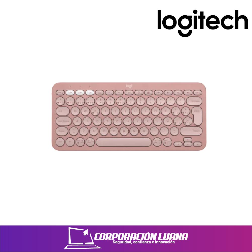 TECLADO LOGITECH PEBBLE 2 K380S ( 920-011785 ) BT - WIRELESS | ROSADO