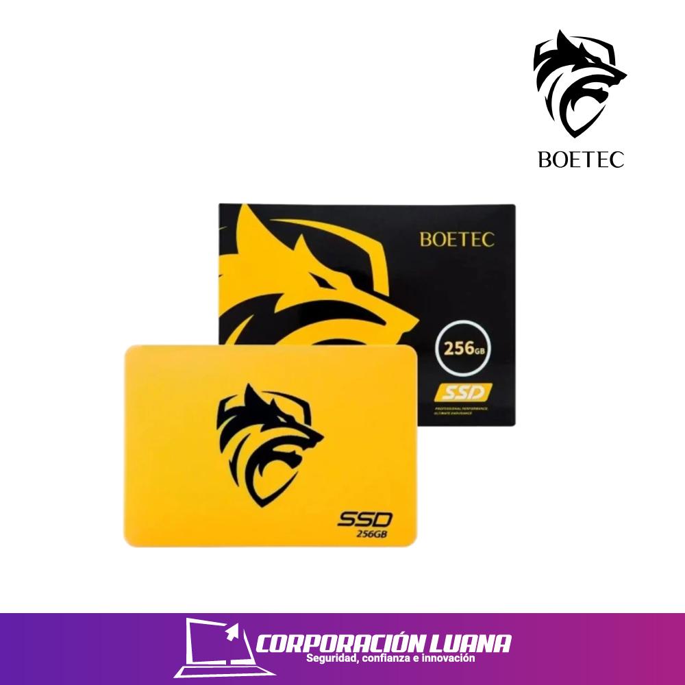 UNIDAD DE ESTADO SOLIDO SATA 3 6GB/S  2.5 BOETEC MOD. UD256 256 GB