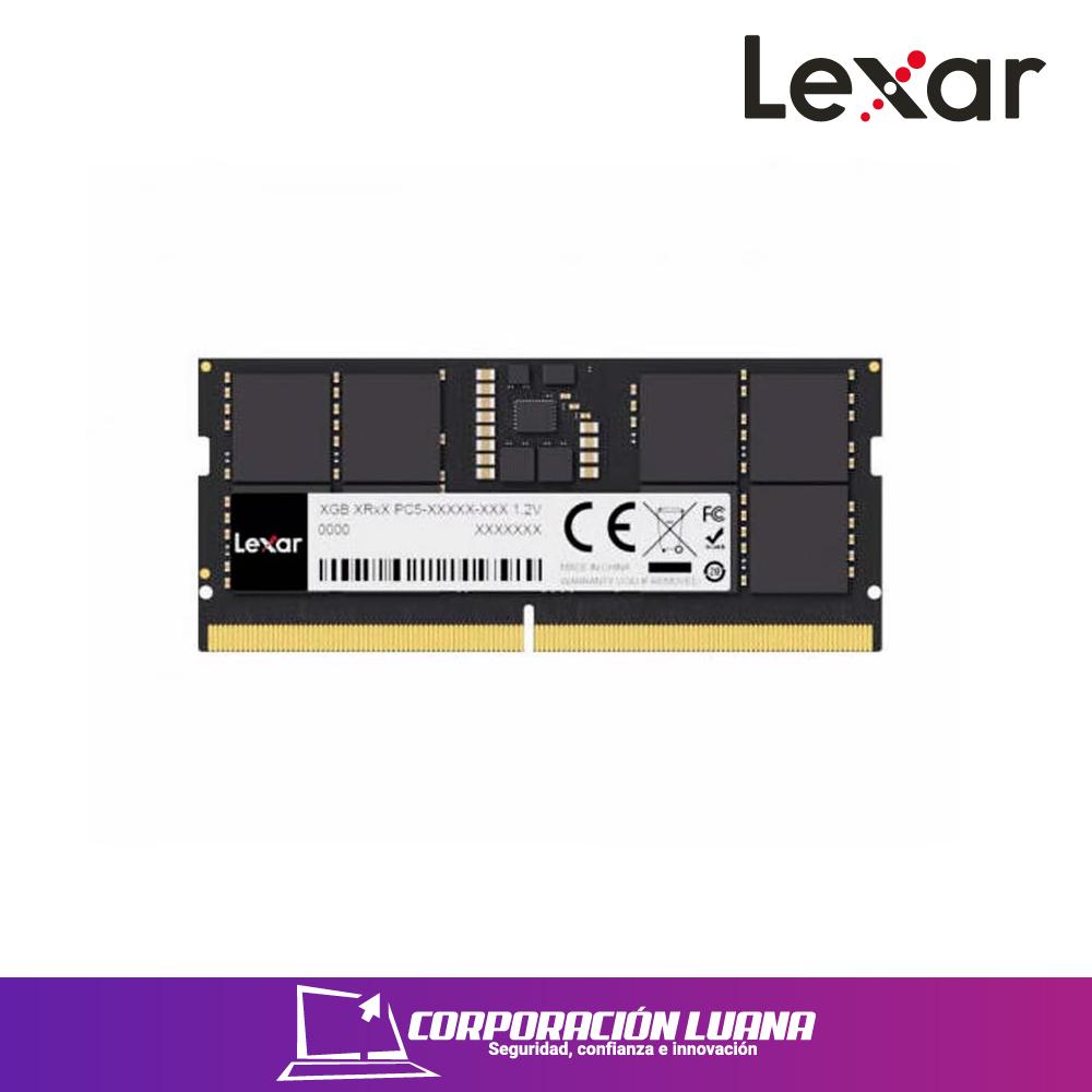 MEMORIA RAM P/LAPTOP SODIMM LEXAR (1X16) 16GB 3200 MTS ( LD4AS016G-B3200GSST ) DDR4