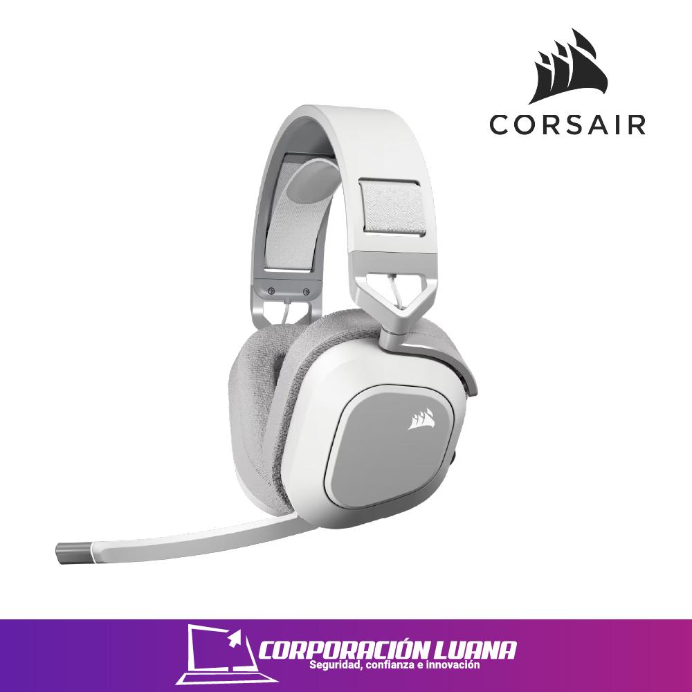 AUDIFONOS CORSAIR GAMING ( HS80 MAX ) WIRELESS | WHITE