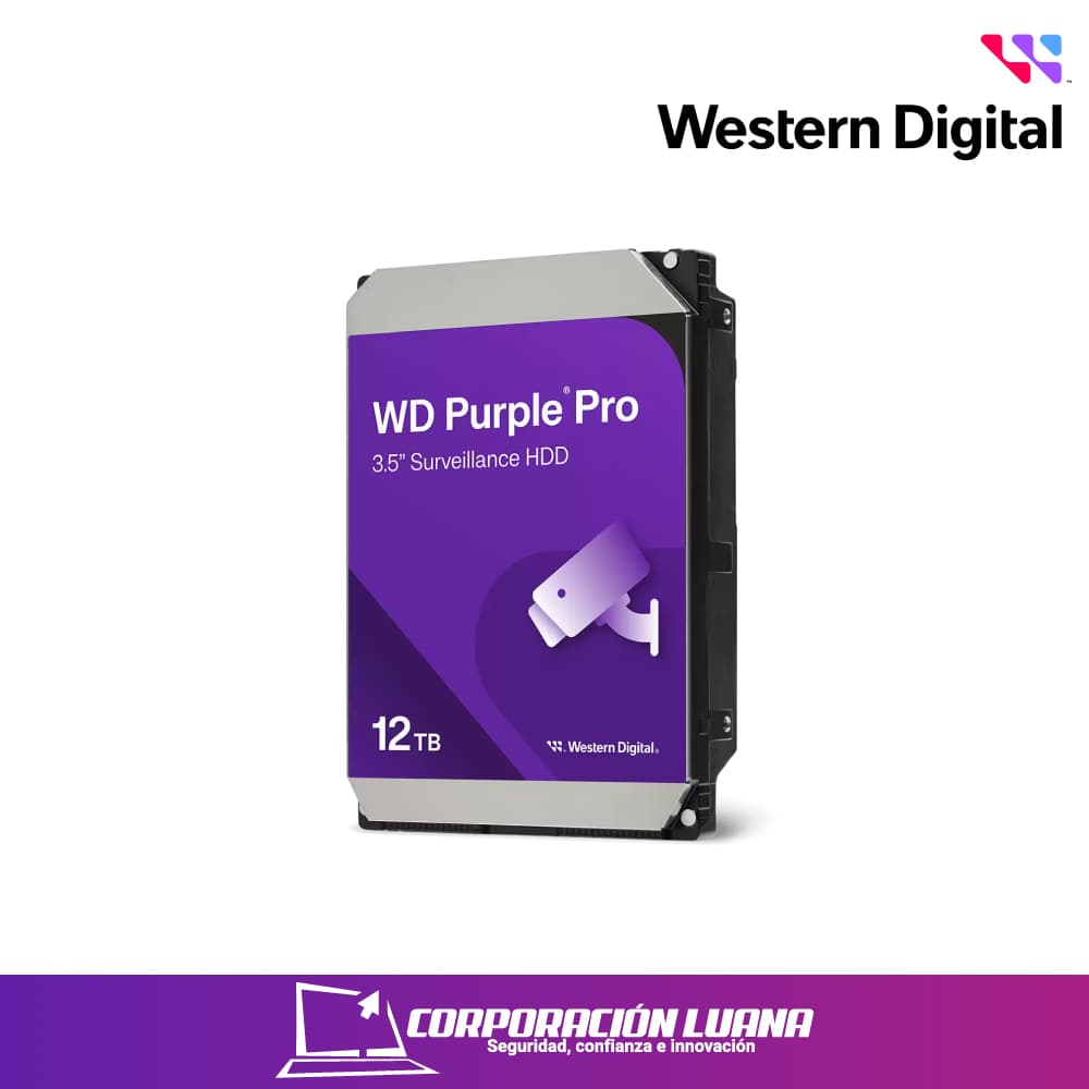 DISCO DURO  WESTER DIGITAL 12TB ( WD122PURP ) PURPURA | 256MB | 7200RPM