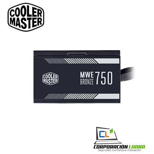 FUENTE DE PODER COOLER MASTER MWE V3 ( MPE-7501-ACAAW-3BUS ) 750W | 80 PLUS BRONZE