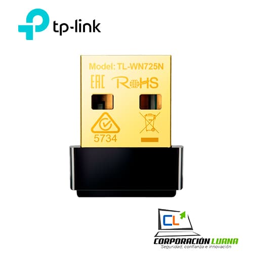 ADAPTADOR DE RED INALAMBRICO TP-LINK ( TL-WN725N ) 150MBPS | 2.4GHZ