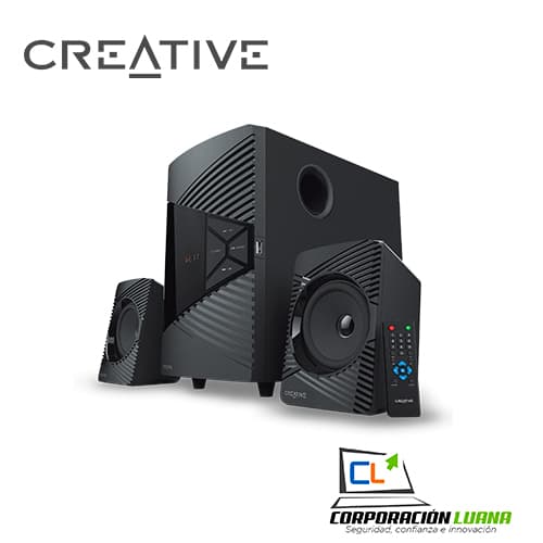 PARLANTE CREATIVE E2500 2.1 BLACK ( 51MF0485AA001 )