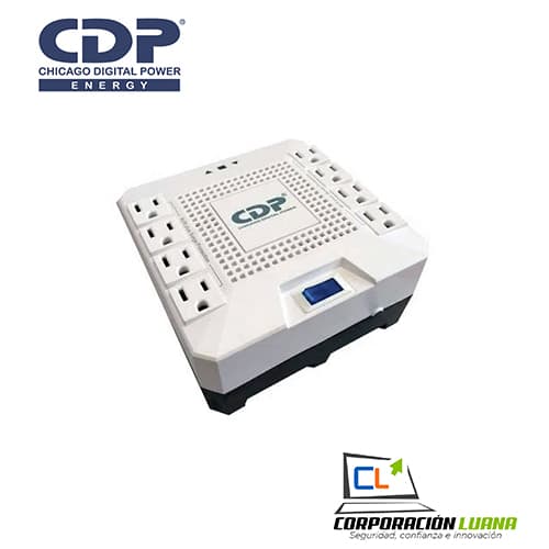 ESTABILIZADOR CDP R-AVR1808I 1800VA/1000W 8 SALIDAS R-AVR1808I