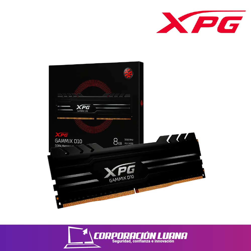 MEMORIA RAM XPG GAMMIX D10 16GB (2X8GB) 3000 MHZ ( PC4-24000 ) DDR4