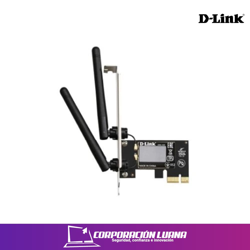 TARJETA WIRELESS D-LINK DWA-548, 802.11G/N, 300 MBPS, PCI-E, 2DBI. 2 ANTENAS DESMONTABLES, SEGURIDAD: WPA/WPA2, 64/128-BIT WEB.