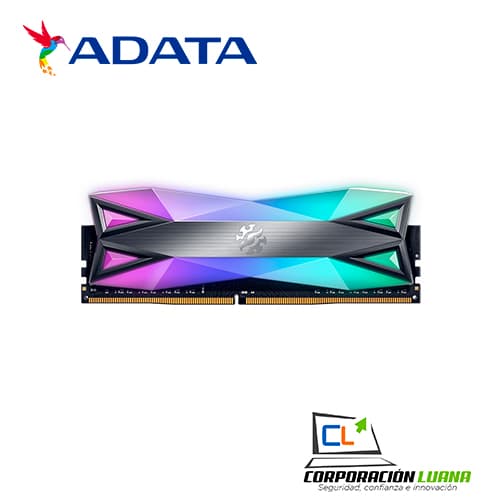 MEMORIA RAM XPG SPECTRIX D60G 8GB 3200MHZ ( AX4U32008G16A-ST60 ) DDR4 | LED RGB
