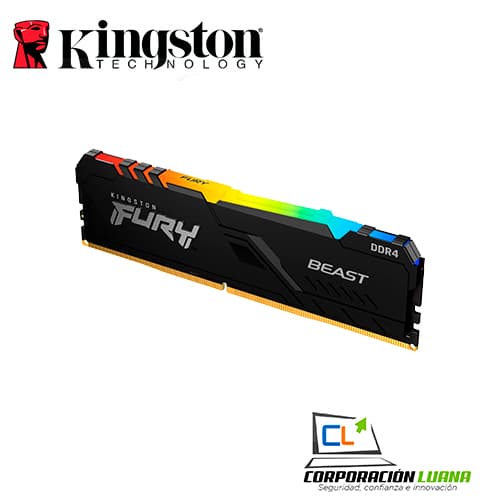 MEMORIA RAM KINGSTON 8GB 3200 MHZ BEAST ( ME8GKF32C16RGB ) DDR4 | LED RGB