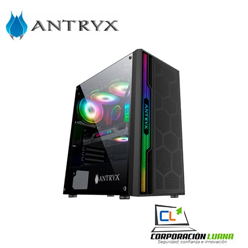 CASE C/FUENTE B500W ANTRYX XTREME NC-251, C/CINTA LED, VIDRIOTEMPLADO (AC-XNC251K-500CP)