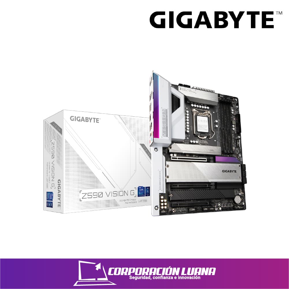 MOTHERBOARD GIGABYTE Z590 VISION G DDR4  LGA1200