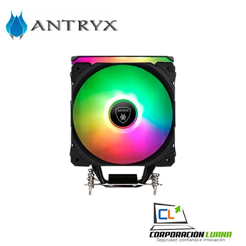 COOLER PARA PROCESADOR ANTRYX MIRAGE 510 ( ACC-510A ) BLACK | LED ARGB
