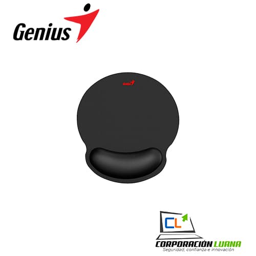 PAD MOUSE GENIUS G-WMP 100 C/DESCANSADOR NEGRO