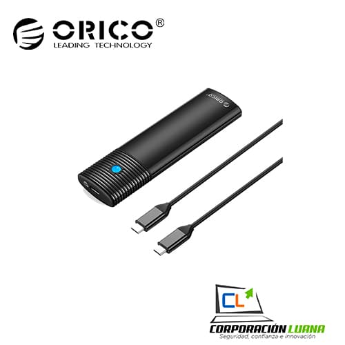 CASE M.2 /SATA / DUAL PROTOCOL SSD 10GBPS USB3.0 GEN2 ( PWDM2-G2-BK ) SOPORTA 4TB