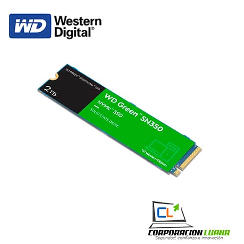SSD WESTERN DIGITAL SN350 2TB ( WDS200T3G0C ) GREEN | NVME