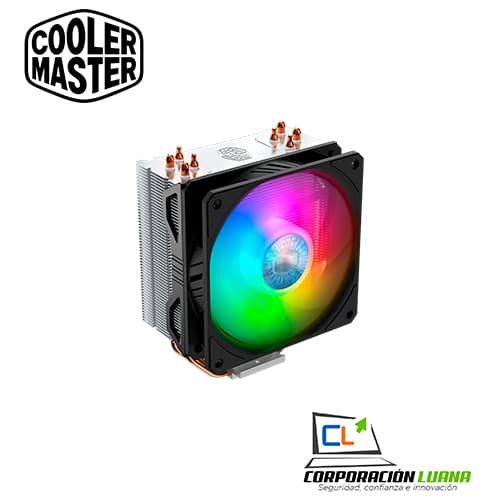 COOLER PROCESADOR COOLER MASTER HYPER 212 ARGB ( RR-2V2L-18PA-R1 ) LED ARGB