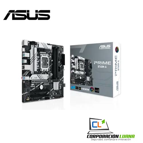 MOTHERBOARD ASUS PRIME B760M-A ( 90MB1EK0-M0AAY0 ) DDR5 | LGA1700