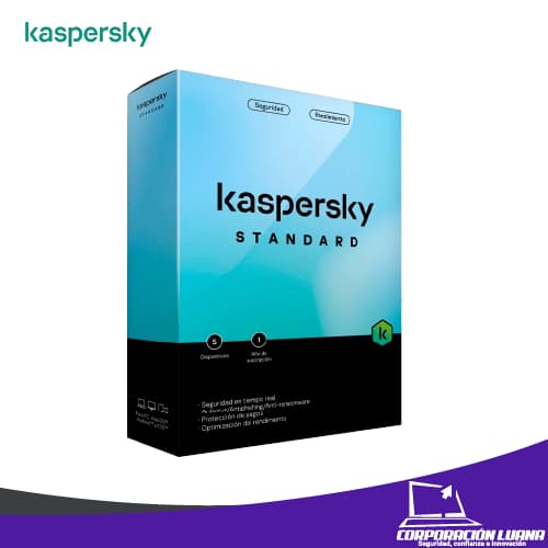 ANTIVIRUS KASPERSKY STANDAR ( KL1041D5EFS ) 5 DISPOSITIVOS | 12M