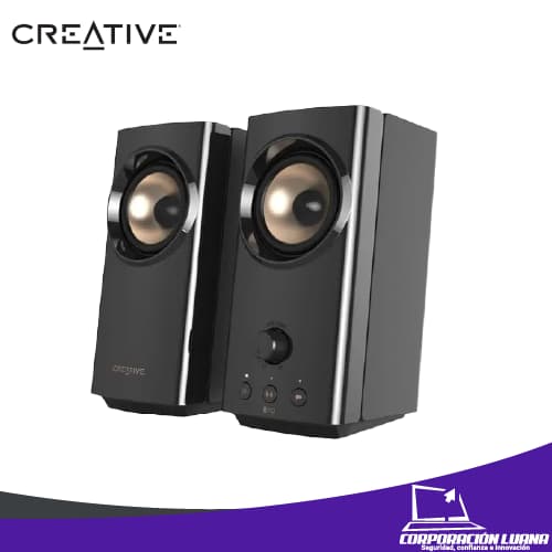 PARLANTE CREATIVE T60 2.0 ( 51MF1705AA001 ) 30W/60W BLUETOOTH | USB-C | 3.5MM