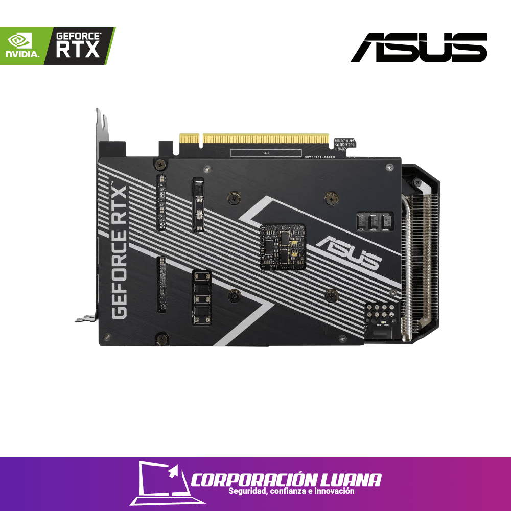 TARJETA DE VIDEO ASUS DUAL NVIDIA GEFORCE RTX 3050 X 6GB GDDR6 96 BIT, DISPLAYPORT X 1, HDMI 1, DVI 1605 90YV0K60-M0AA00