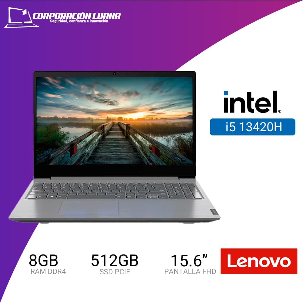 LAPTOP LENOVO V15 G4 INTEL I5 13420H ( V15 G4 IRU ) RAM 8GB | SSD 512 | 15.6" FHD | GRAFICA INTEGRADA | FREE OS