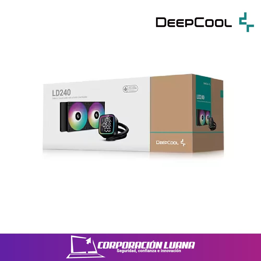 REFRIGERACION LIQUIDA DEEP COOL LD240 ( R-LD240-BKMSN-G-1 ) PANTALLA | LED ARGB | AMD/INTEL