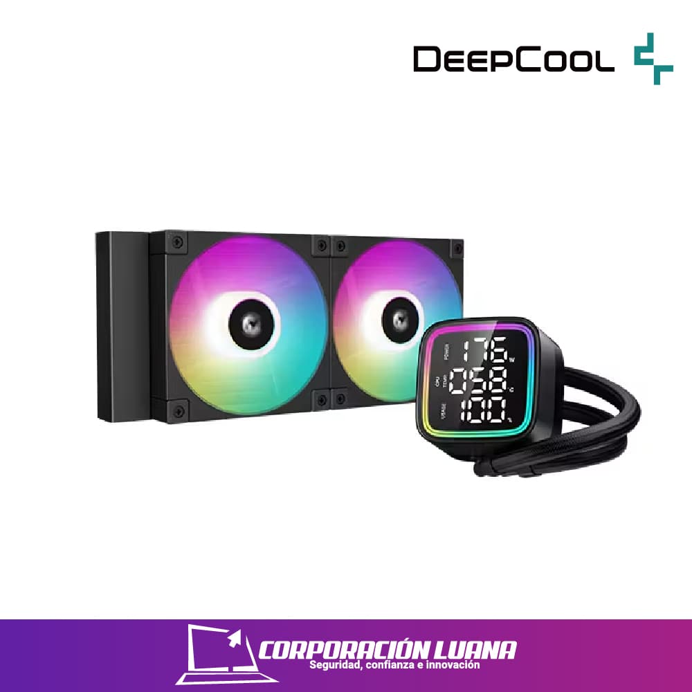 REFRIGERACION LIQUIDA DEEP COOL LD240 ( R-LD240-BKMSN-G-1 ) PANTALLA | LED ARGB | AMD/INTEL