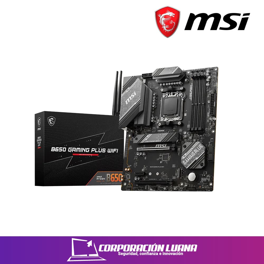 MOTHERBOARD MSI B650 GAMING PLUS WIFI ( 911-7E26-008 ) DDR5 | AM5