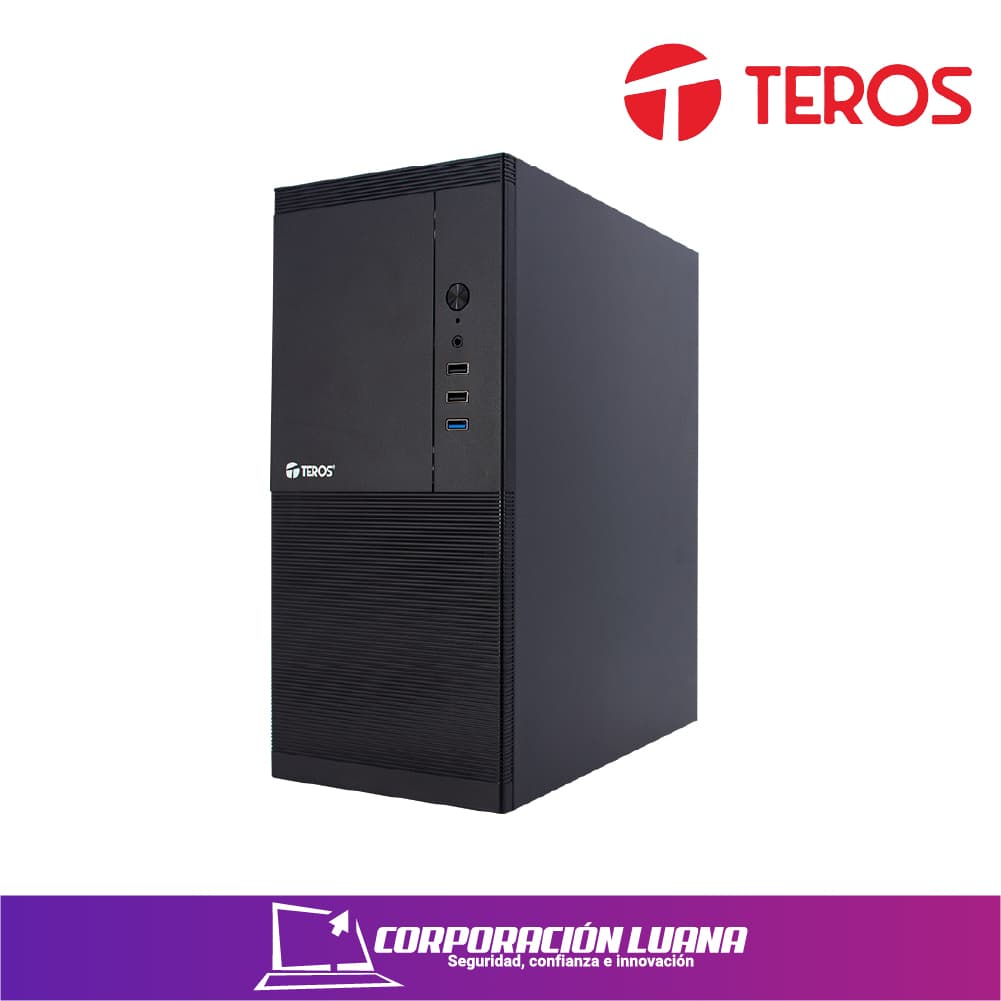 CASE TEROS ( TE-1033S ) C/FUENTE 250W | NEGRO