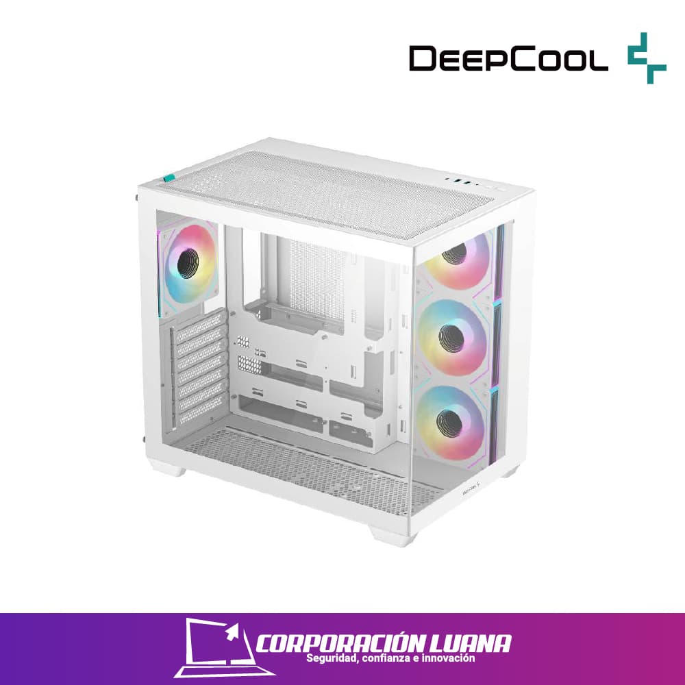 CASE DEEPCOOL GAMING CG530 ( R-CG530WHADA4-G-1 ) S/FUENTE | BLANCO | LED ARGB
