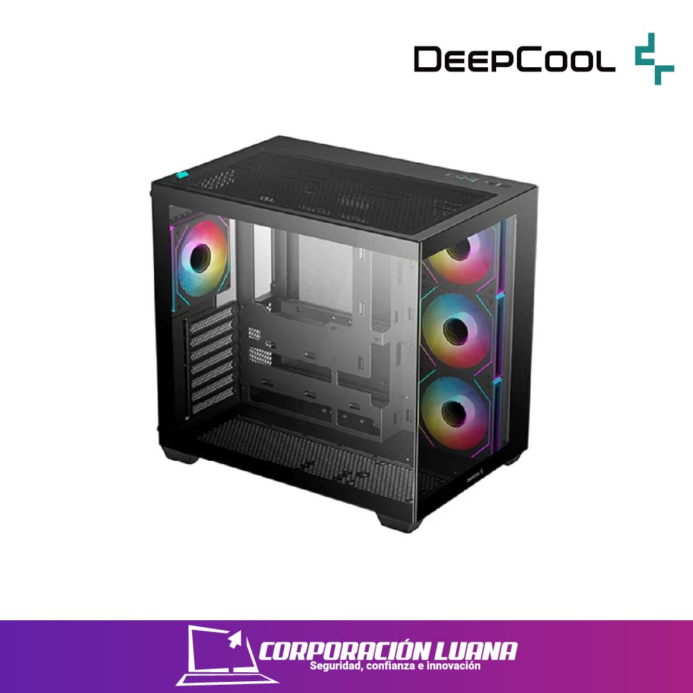CASE DEEPCOOL GAMING CG530 ( R-CG530-BKADA4-G-1 ) S/FUENTE | NEGRO | LED ARGB