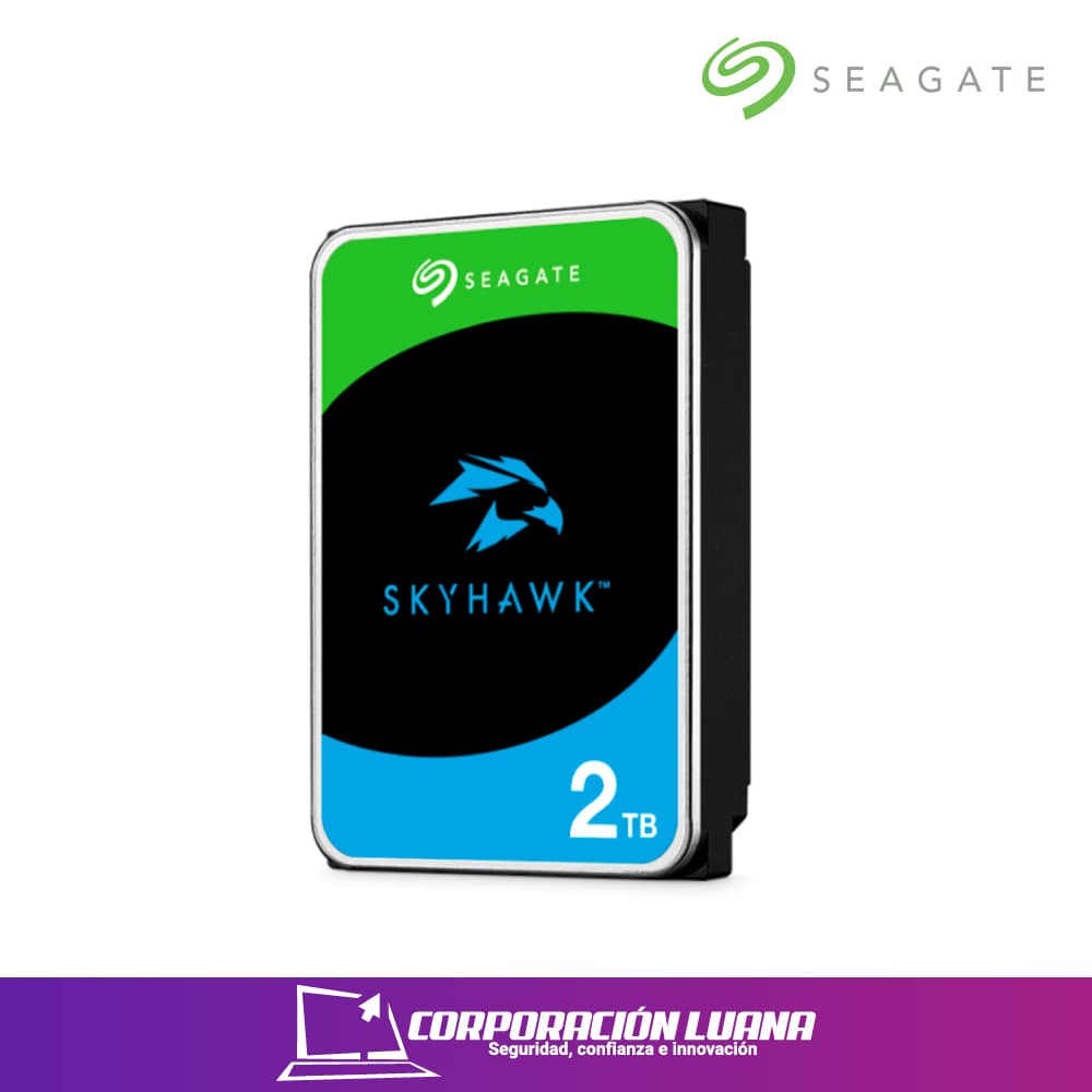 DISCO DURO SEAGATE 2TB SKYHAWK ( ST2000VX017 ) 5400 RPM | 256MB | VIGILANCIA