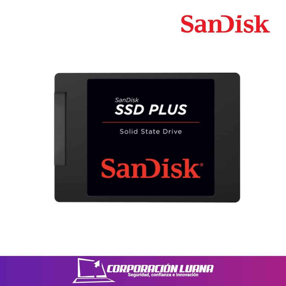 SSD SANDISK PLUS 480GB ( SDSSDA-480G-G26 ) SATA | 535 MB/S - 445 MB/S