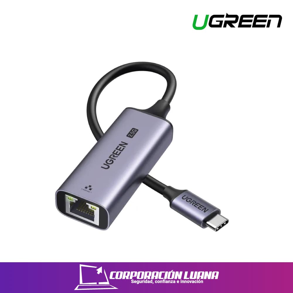 UGREEN ( 25052 ) USB C 3.1 GEN 1 TO 2.5G ETHERNET ADAPTER