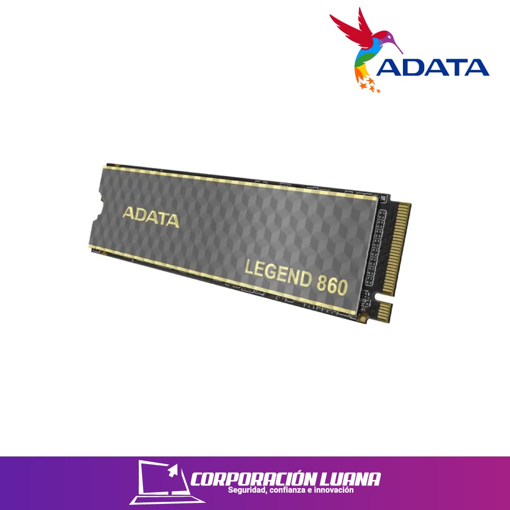 SSD ADATA LEGEND 860 1TB ( SLEG-860-1000GCS) NVME PCIE GEN 4X4 | 6000MBS LECTURA | 5000MBS ESCRITURA