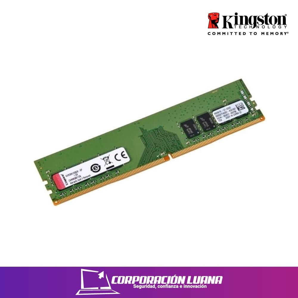 MEMORIA RAM KINGSTON DIMM 16GB 3200 MTS ( KVR32N22D8/16WP ) DDR4 | CL22 1.2V | NON-ECC