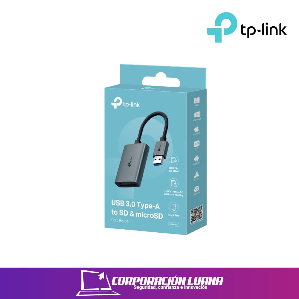 ADAPTADOR CARD READER TP-LINK ( TL-UA430 ) USB TO SD MICROSD